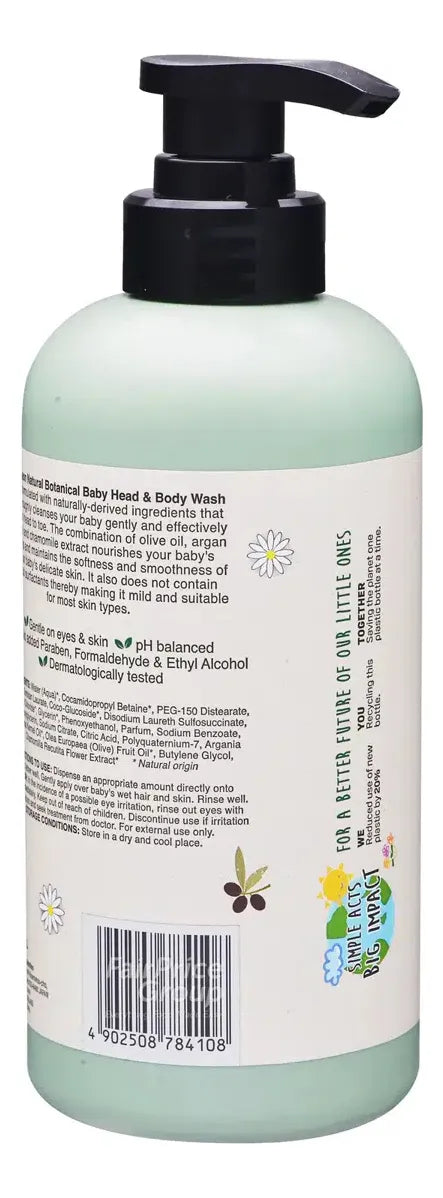 Shampoo y jabón 2 en 1 Botanical Pigeon 500ml