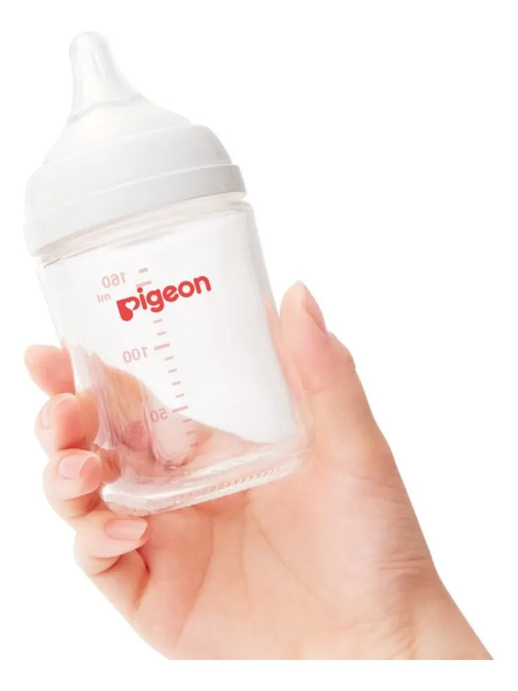 Mamadera De Vidrio Softouch 240ml Boca Ancha