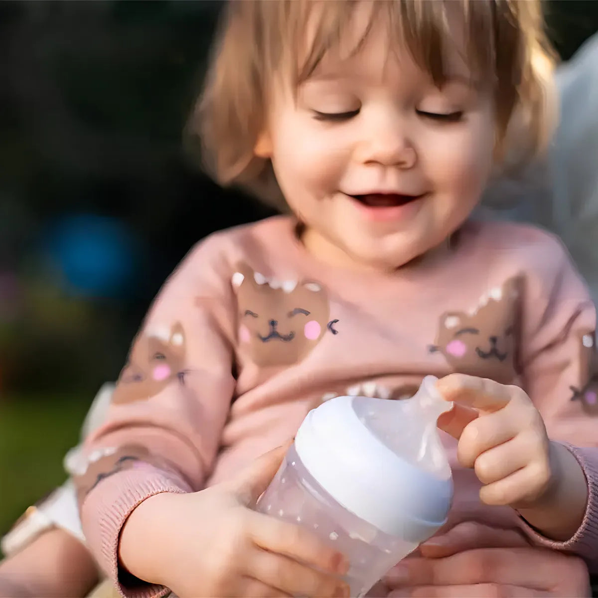 Mamadera Natural Response 330ml Traslucida