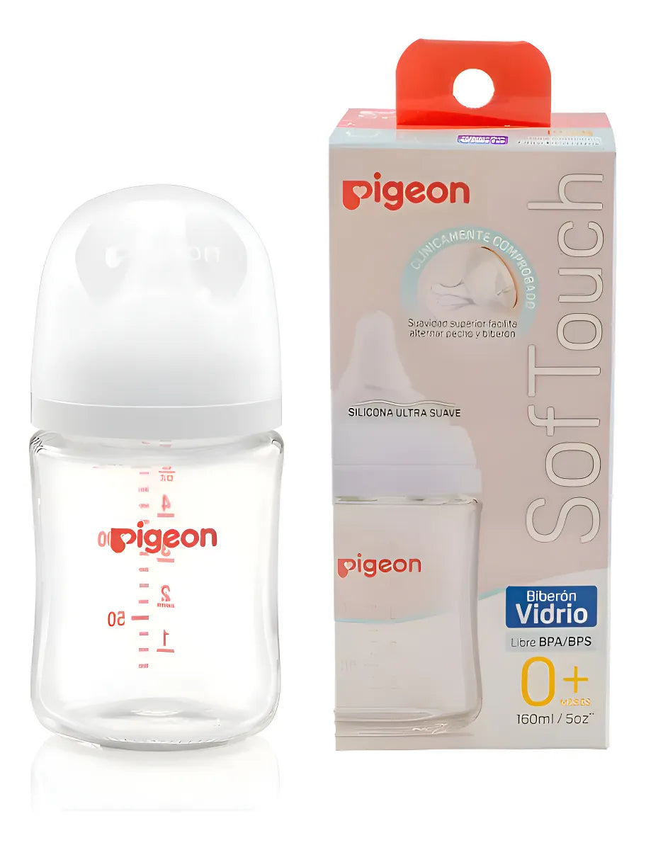 Mamadera Pigeon Softouch Vidrio 160ml