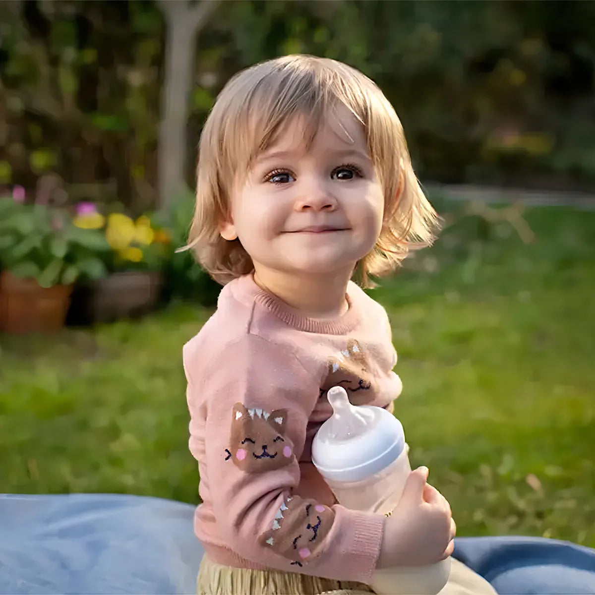 Mamadera Natural Response 330ml Traslucida