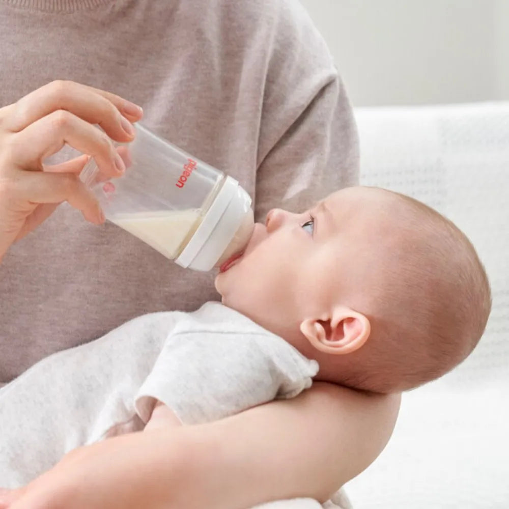 Mamadera De Vidrio Softouch 240ml Boca Ancha