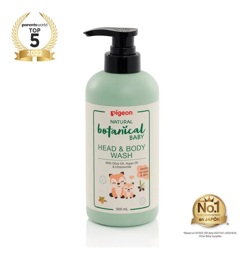 Shampoo y jabón 2 en 1 Botanical Pigeon 500ml