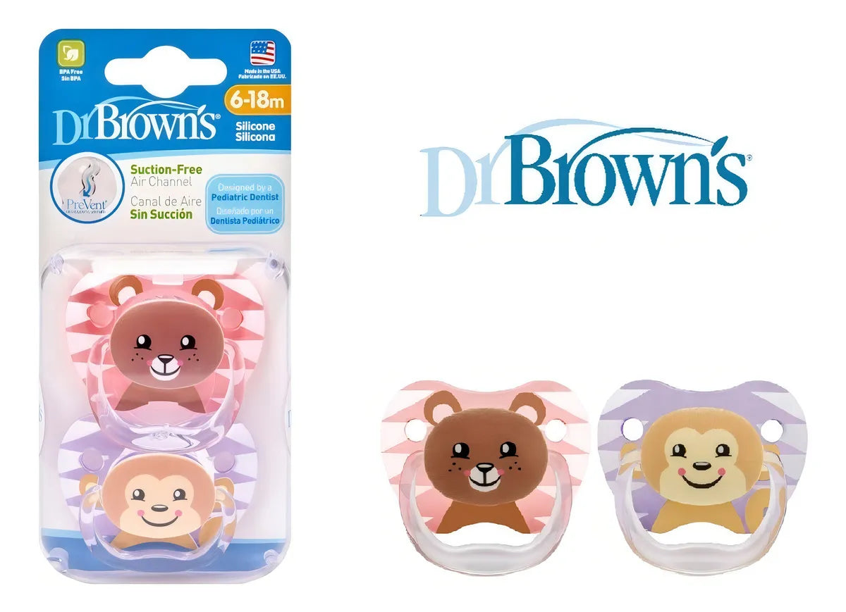 Chupete Prevent 6-18M 2UN