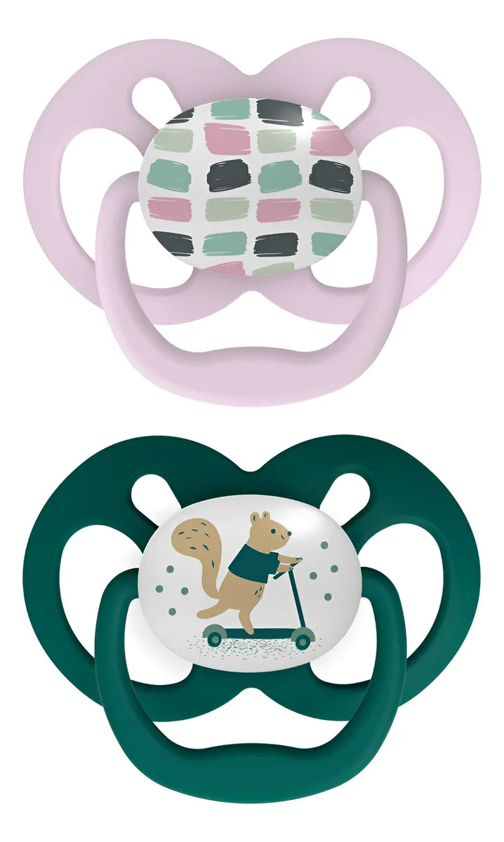 Chupete Advantage 6-18M 2UN