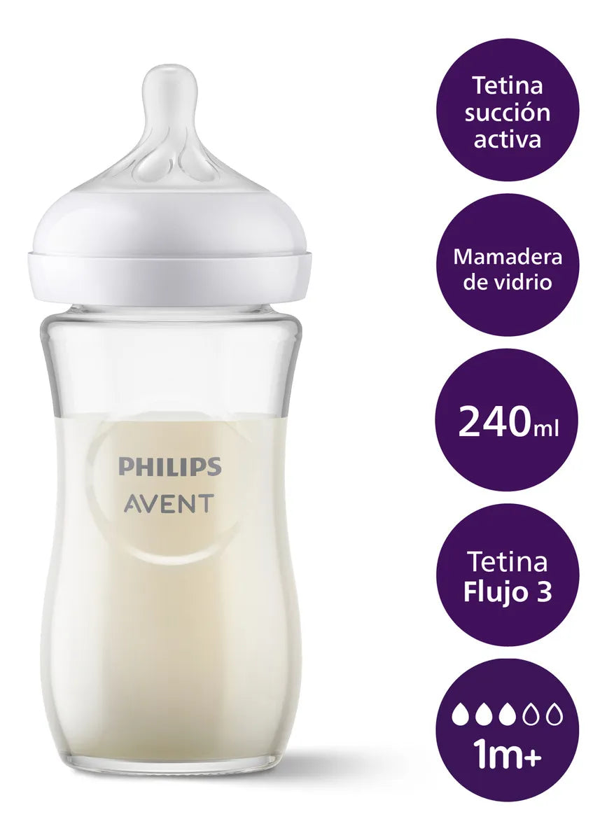 Mamadera Natural Response Vidrio