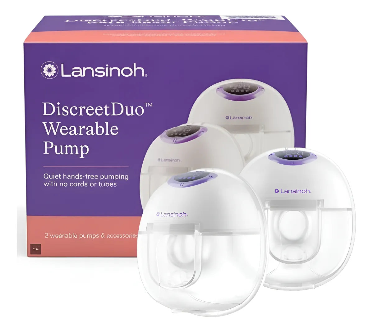 Extractor De Leche Eléctrico Doble Lansinoh Discreet Duo