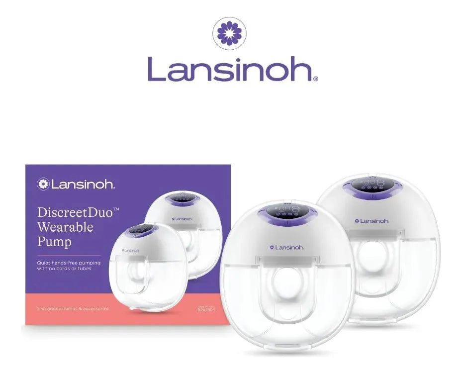 Extractor De Leche Eléctrico Doble Lansinoh Discreet Duo