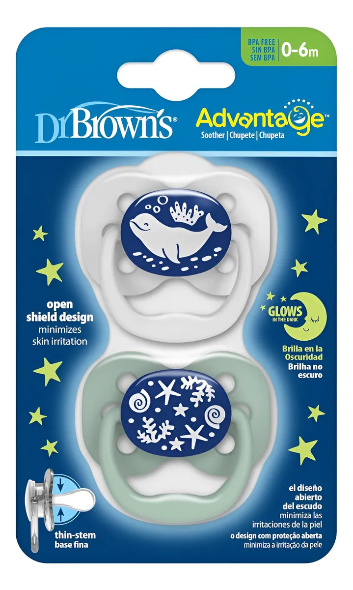 Chupete Advantage 0-6M 2UN
