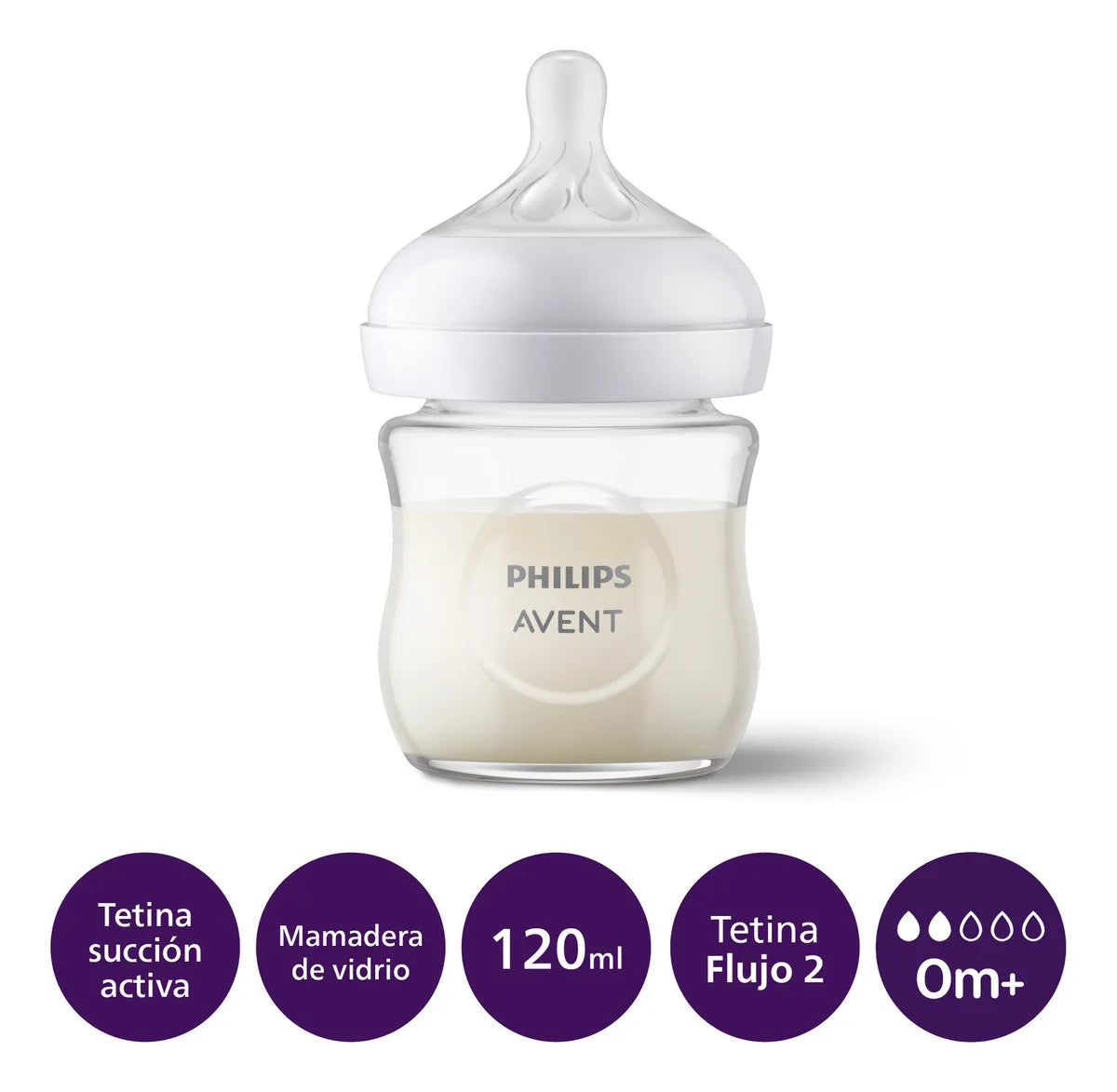 Mamadera Natural Response Vidrio