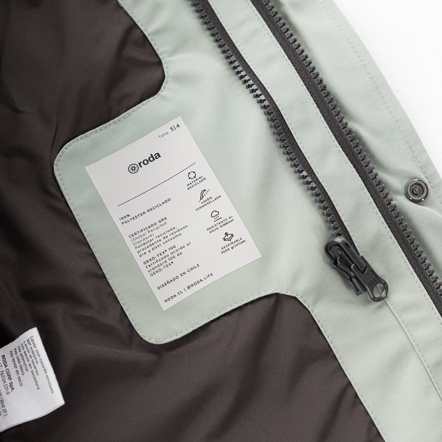 Chaqueta impermeable para niños y niñas azul