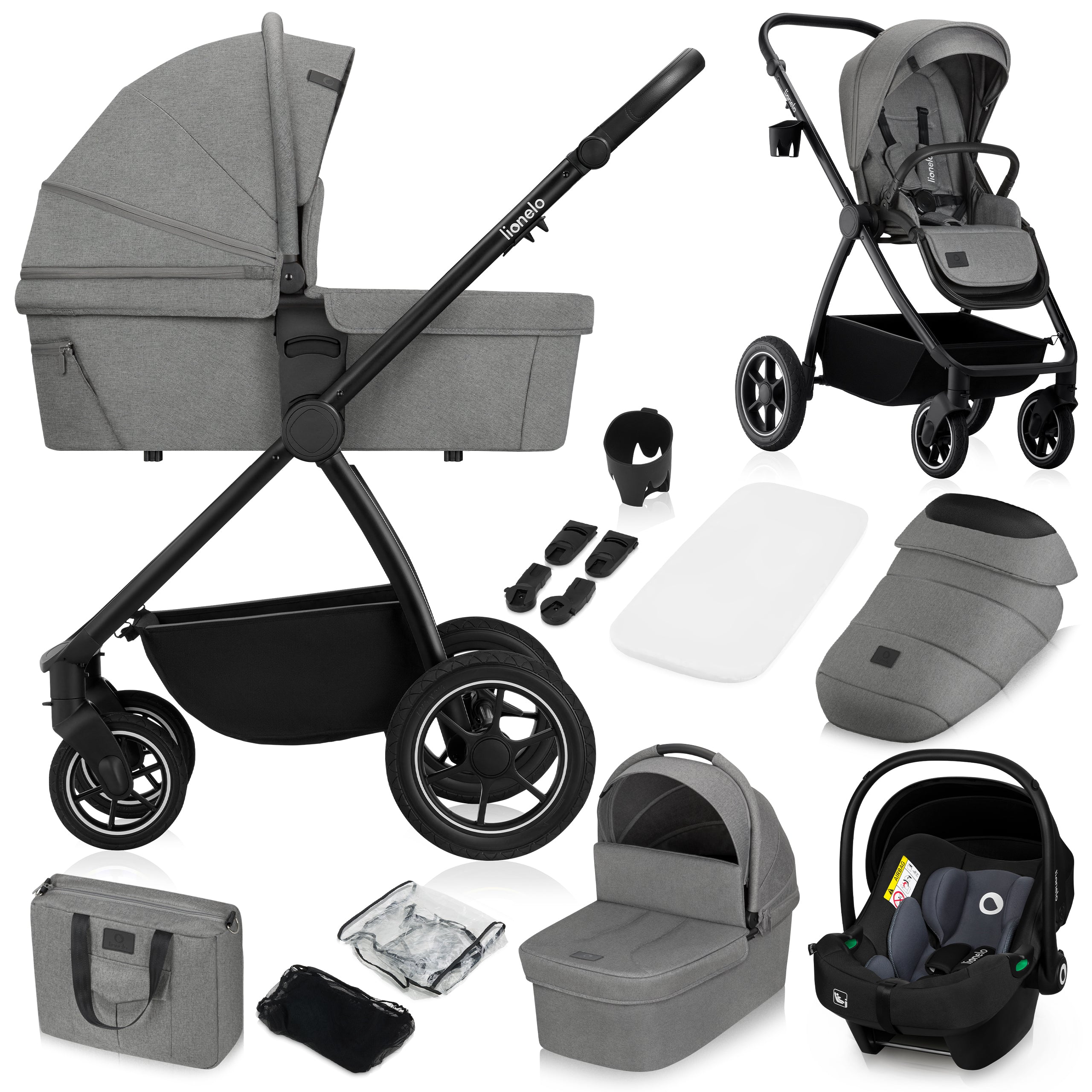 Coche Travel System 3 en 1 Meril