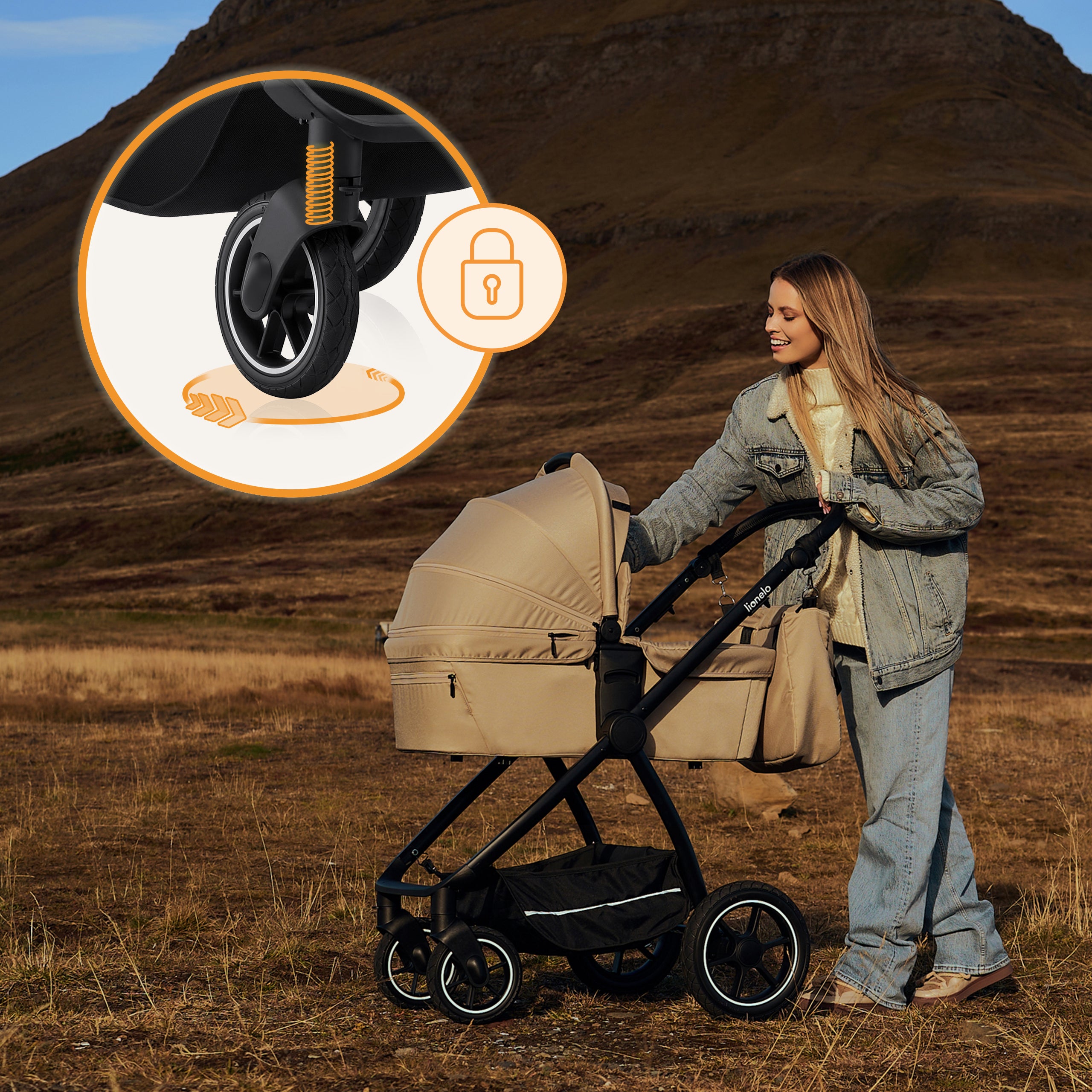 Coche Travel System 3 en 1 Meril