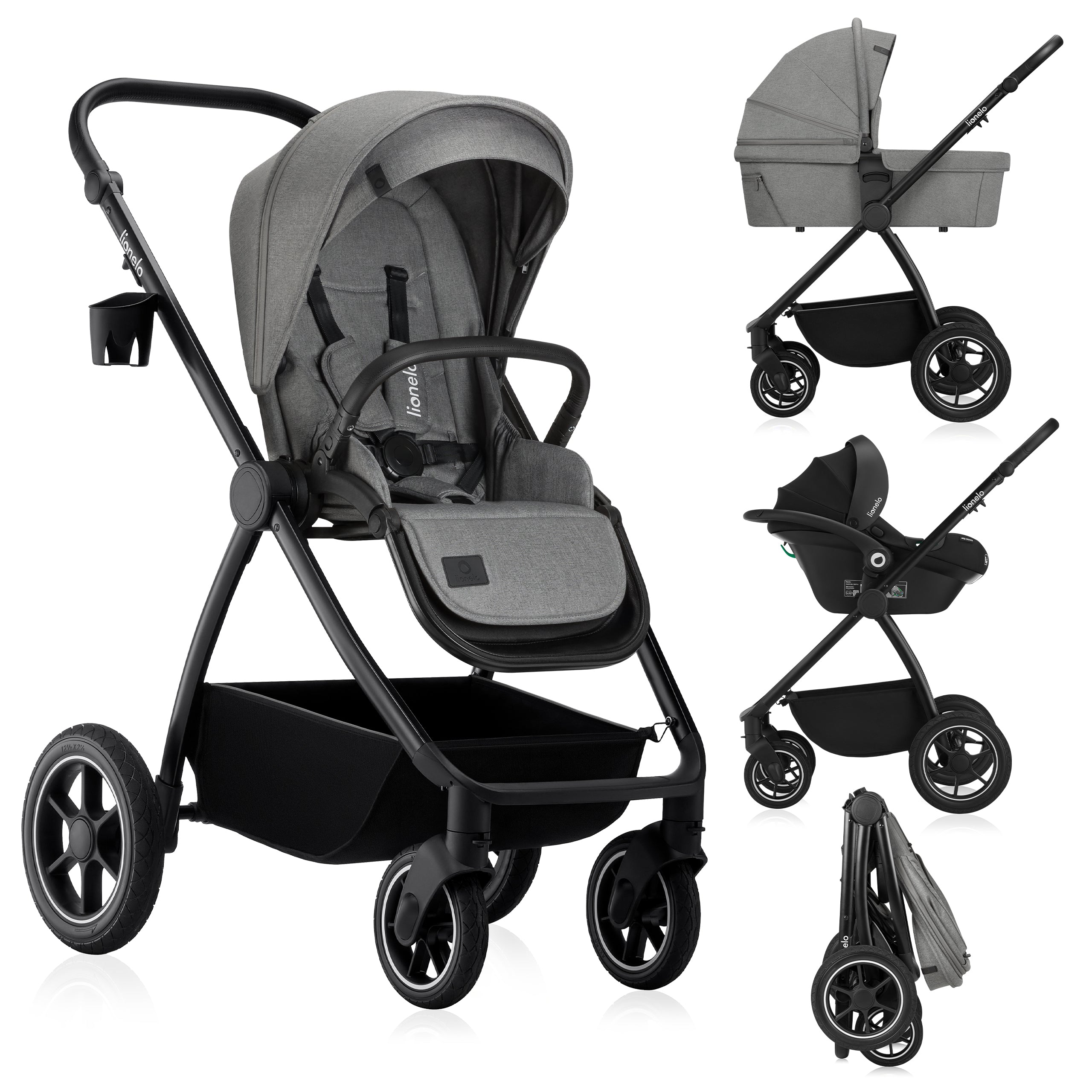 Coche Travel System 3 en 1 Meril
