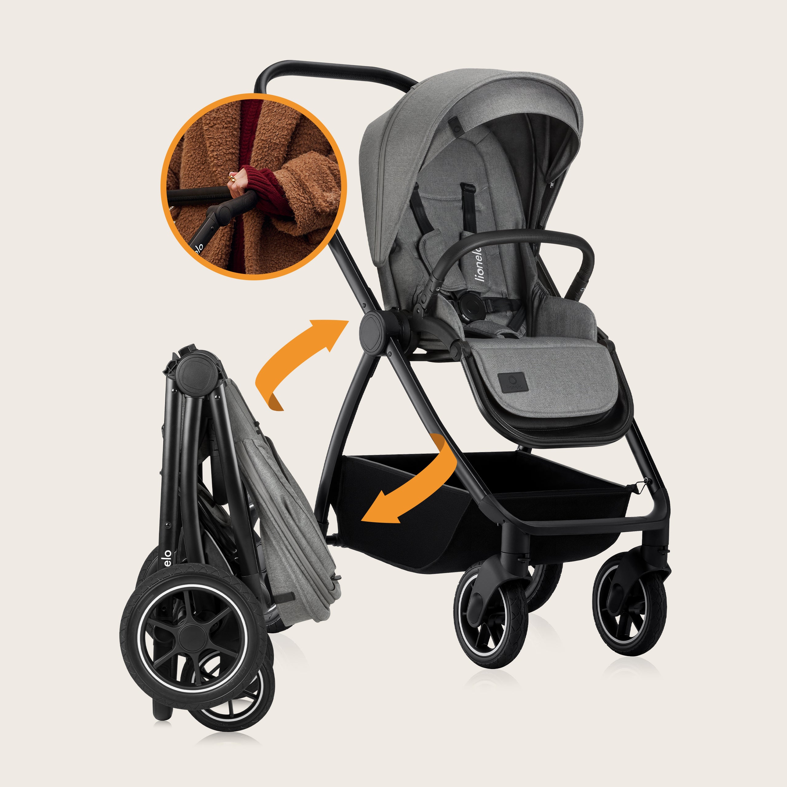 Coche Travel System 3 en 1 Meril