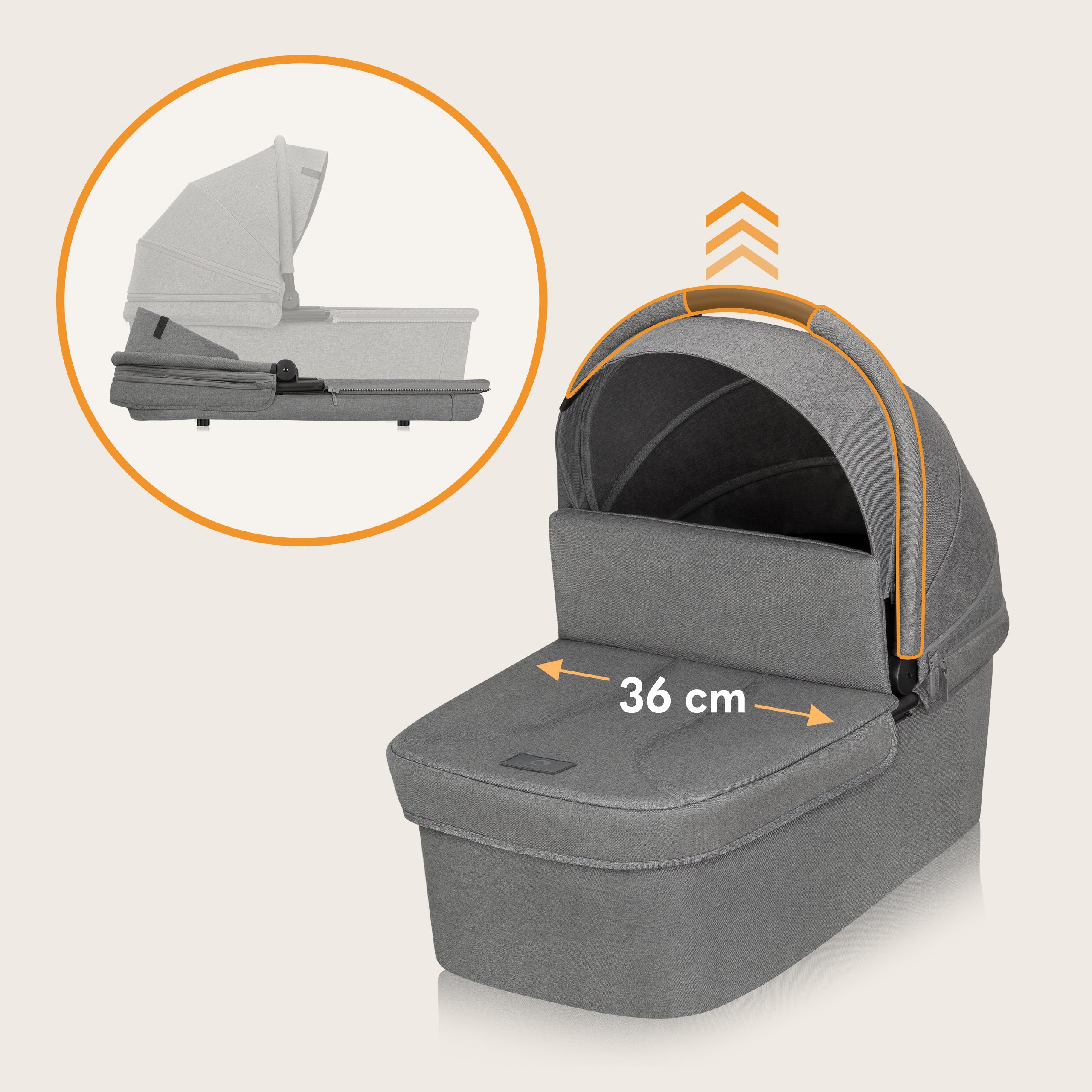 Coche Travel System 3 en 1 Meril