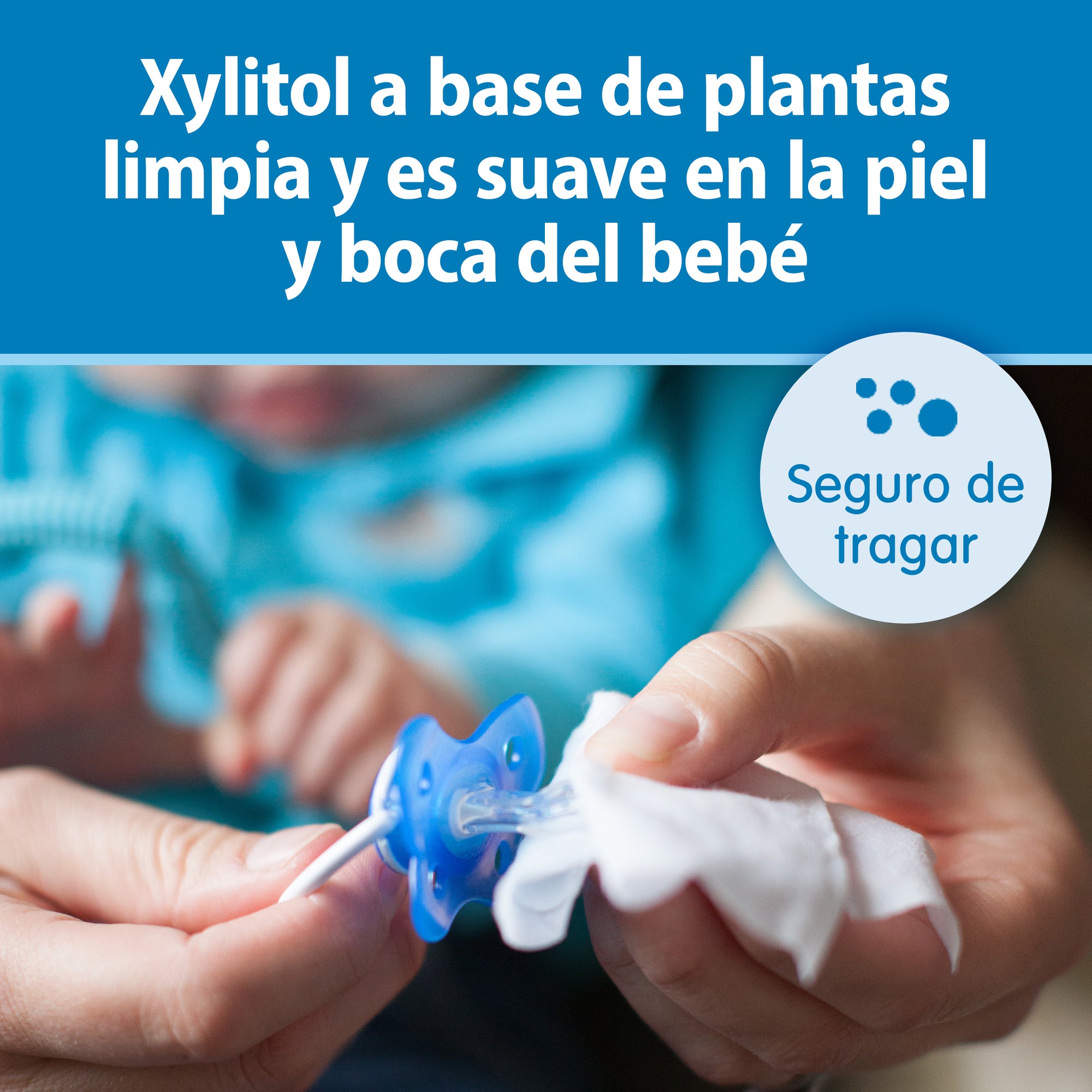 Toallitas Limpieza para Mamadera y Chupetes 40UN