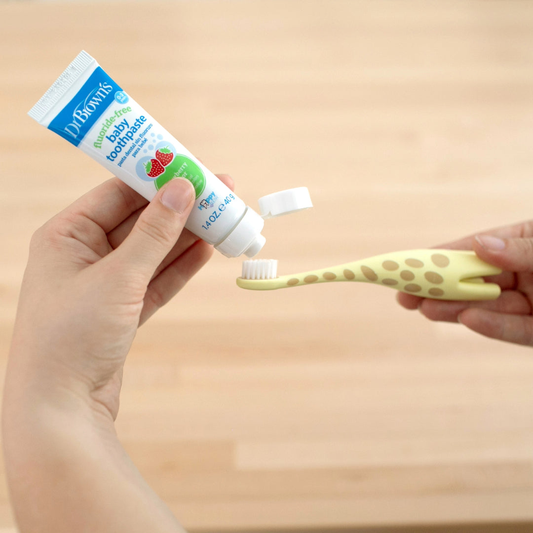 Cepillo de Dientes Bebés y Niños Pequeños 0-3 años, Jirafa