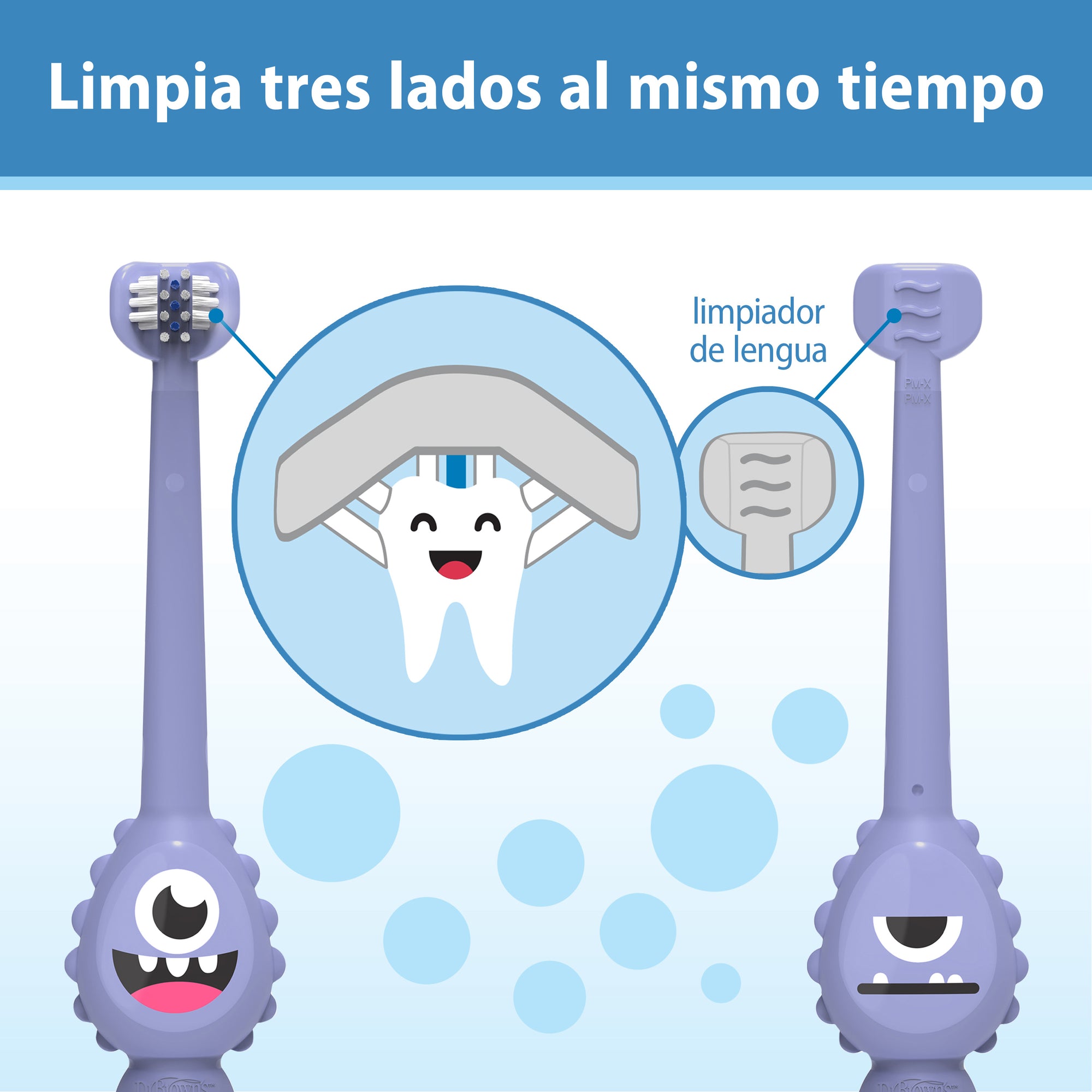 Cepillo de Dientes Bebés y Niños Pequeños 1-4 años