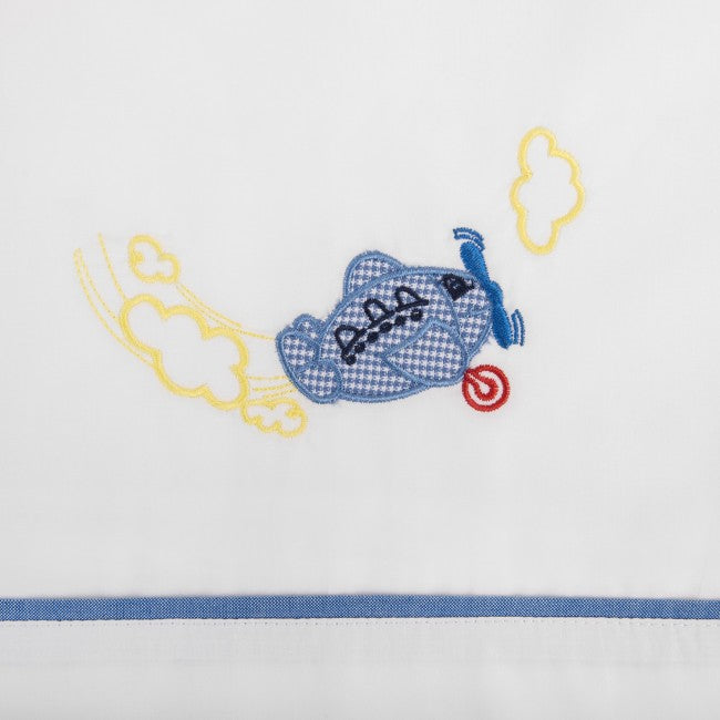 Juego de Sabanas Cuna Bordadas 90 x 140 cm