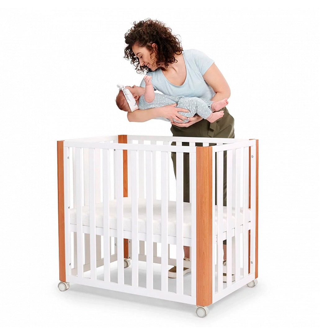 Cuna de Madera Koya 4 en 1 Blanco (sin colchon)