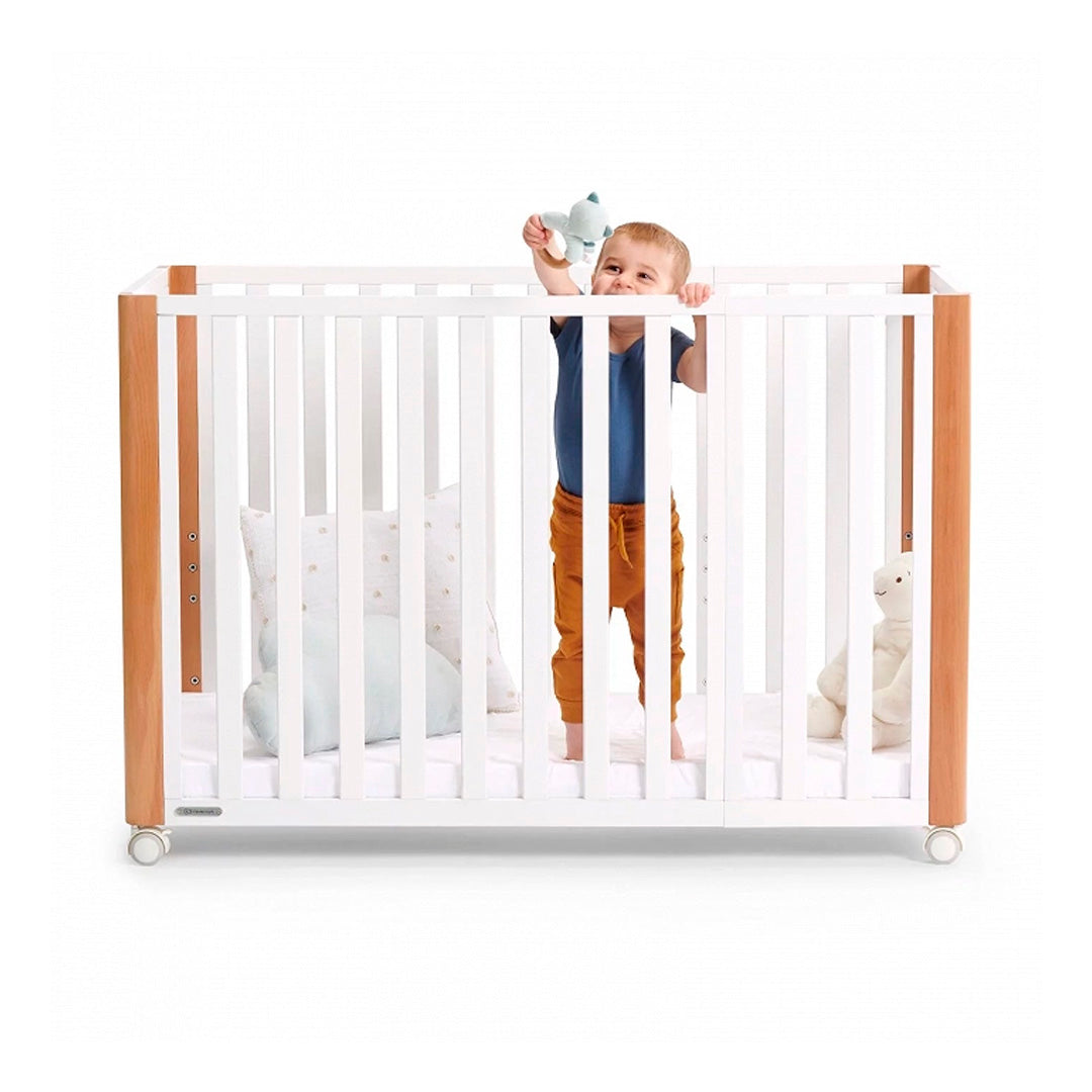 Cuna de Madera Koya 4 en 1 Blanco (sin colchon)