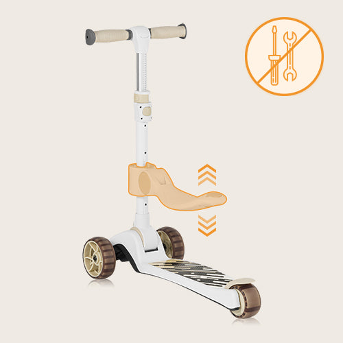 Scooter 2 en 1 Franky con Luces Led Lionelo
