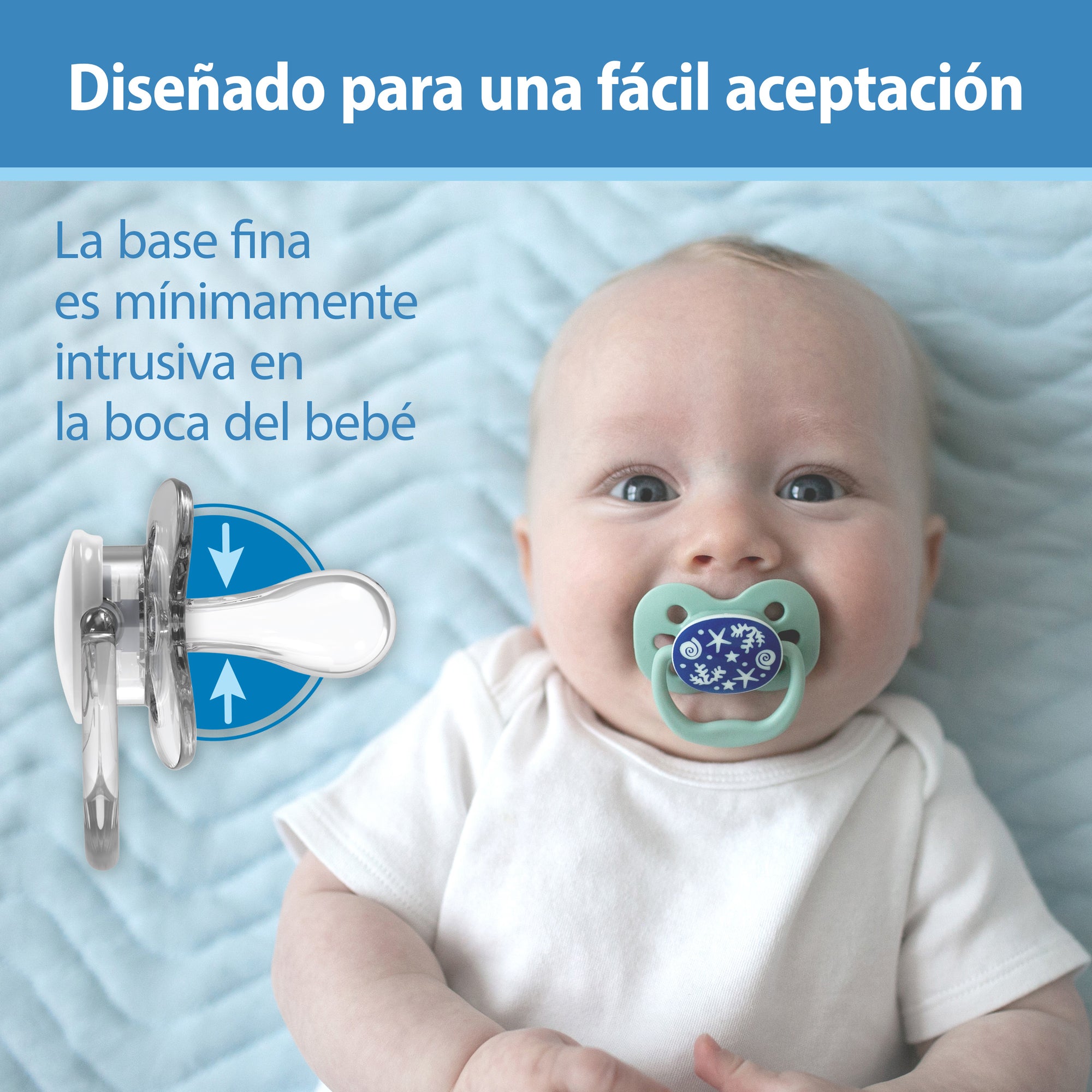 Chupete Advantage Noche 0-6M 2UN