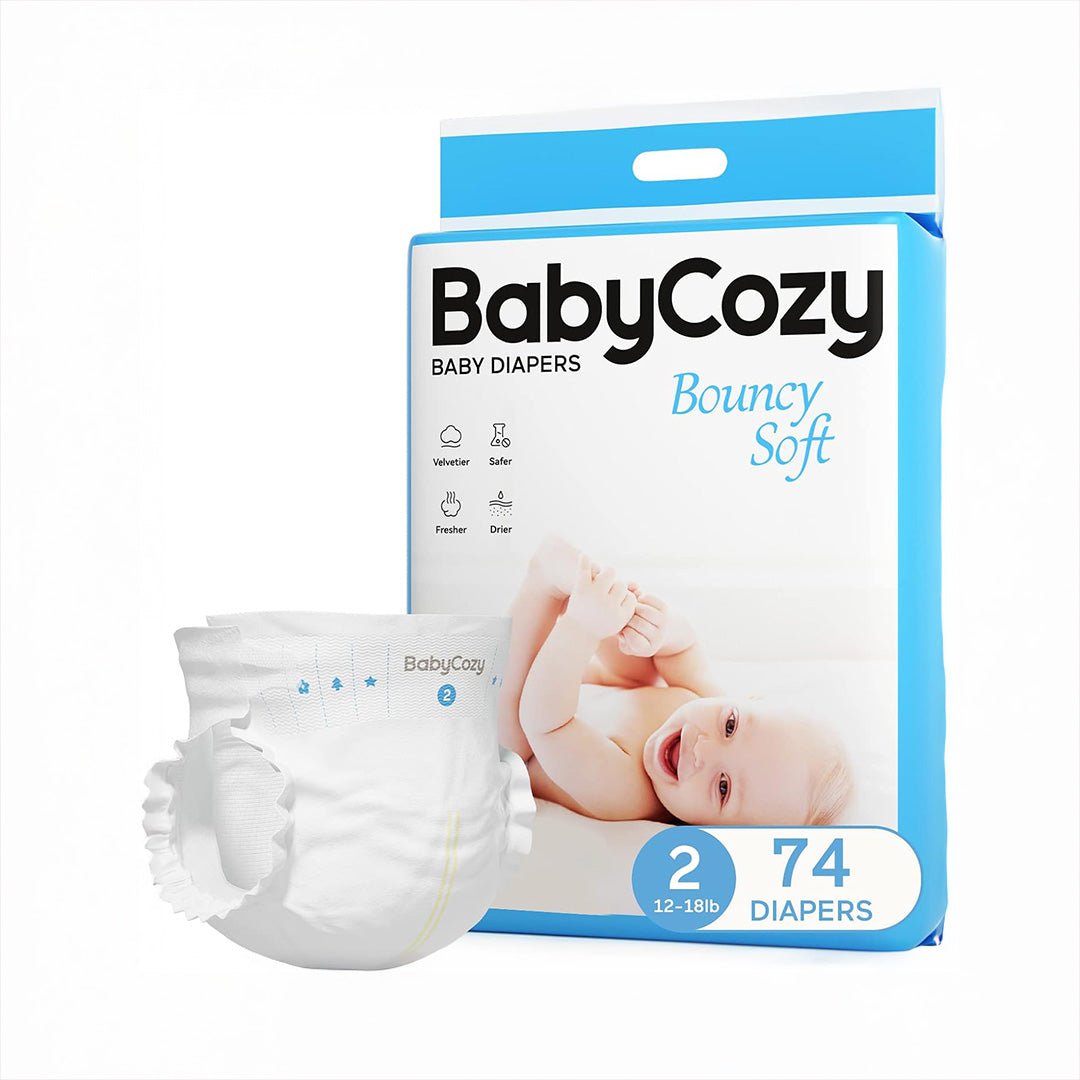 Pañales BabyCozy hipoalergénicos talla 2, 74 unidades