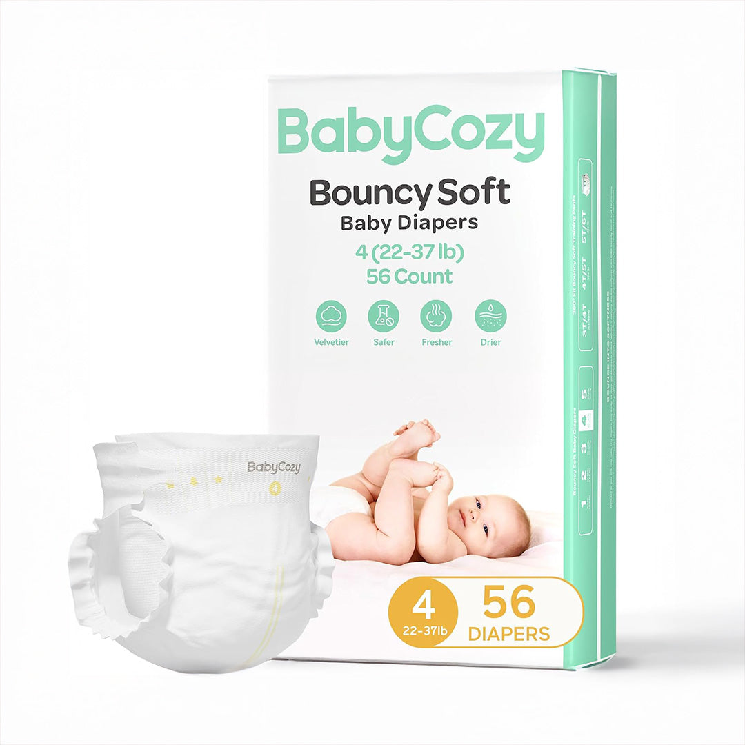 Pañales BabyCozy hipoalergénicos talla 4, 56 unidades