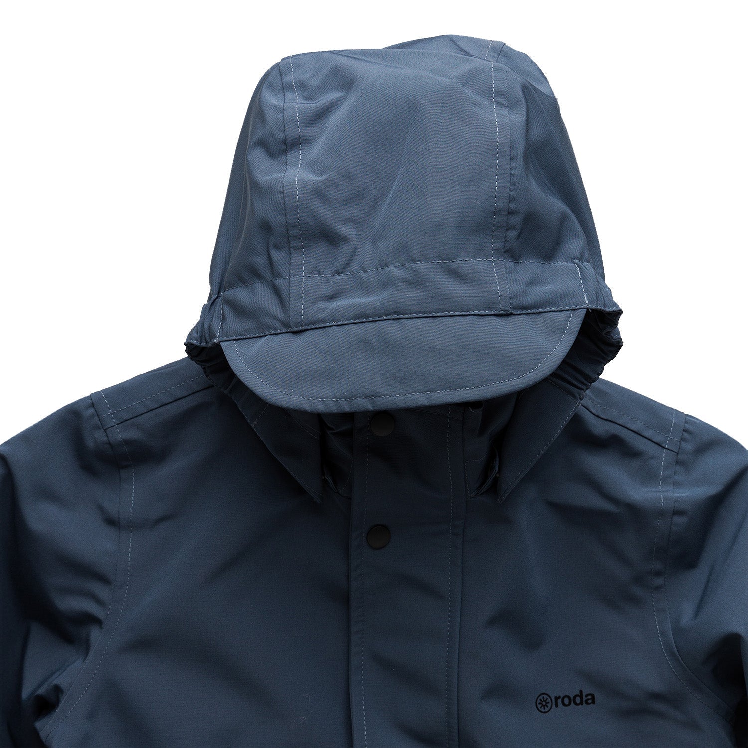 Chaqueta impermeable teen azul
