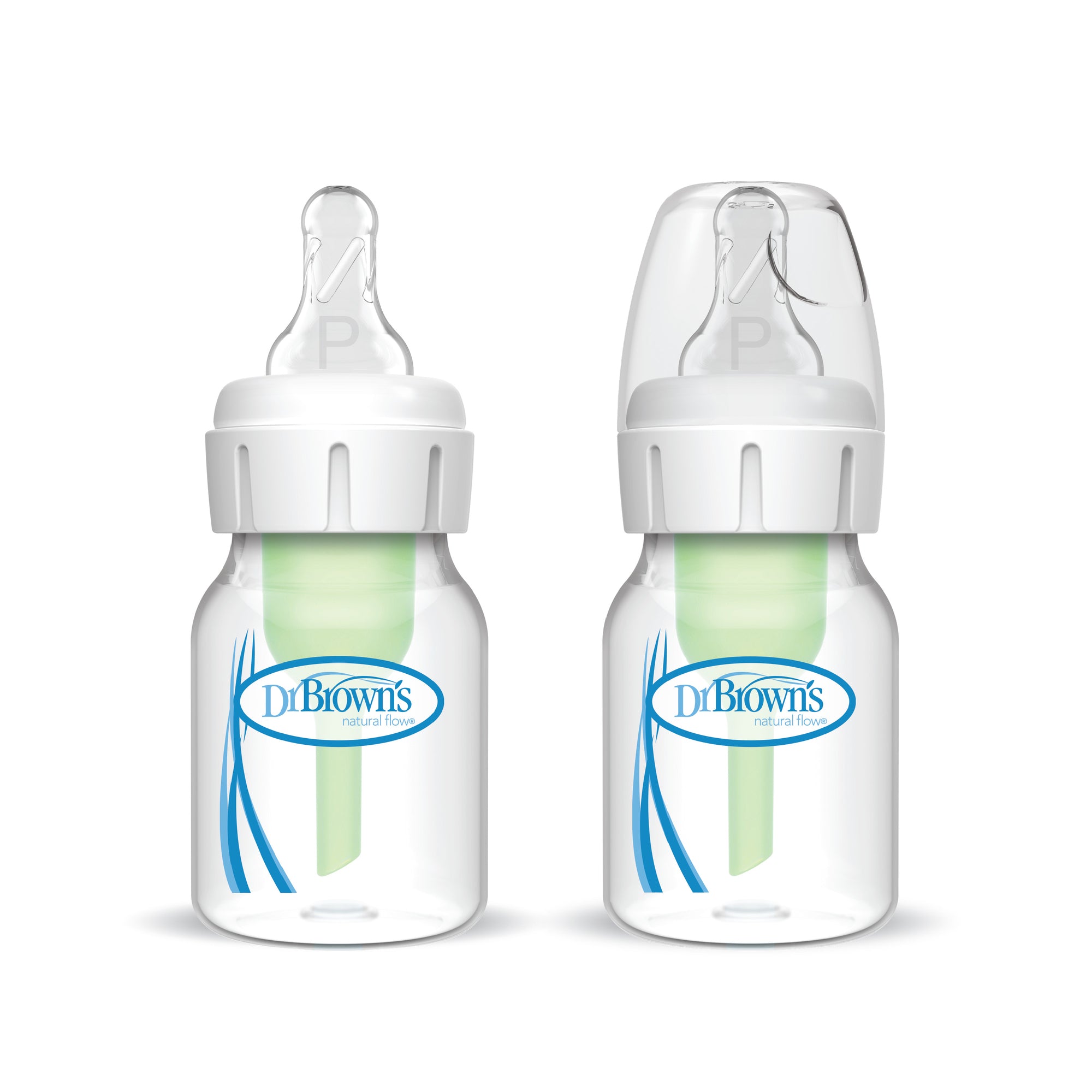 Pack 2 Mamaderas Anticólico Estándar 60ml, con Tetina para Prematuro