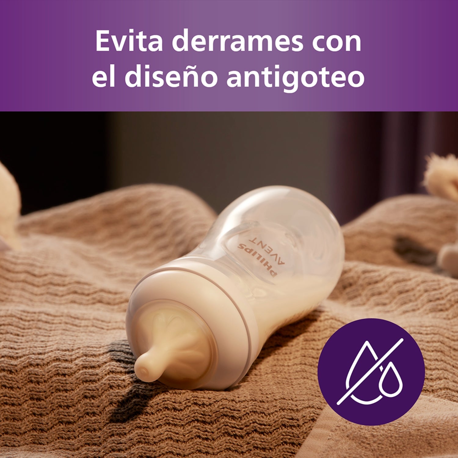 Set 3 mamaderas Natural response 125 ml, 260 ml, 330 ml