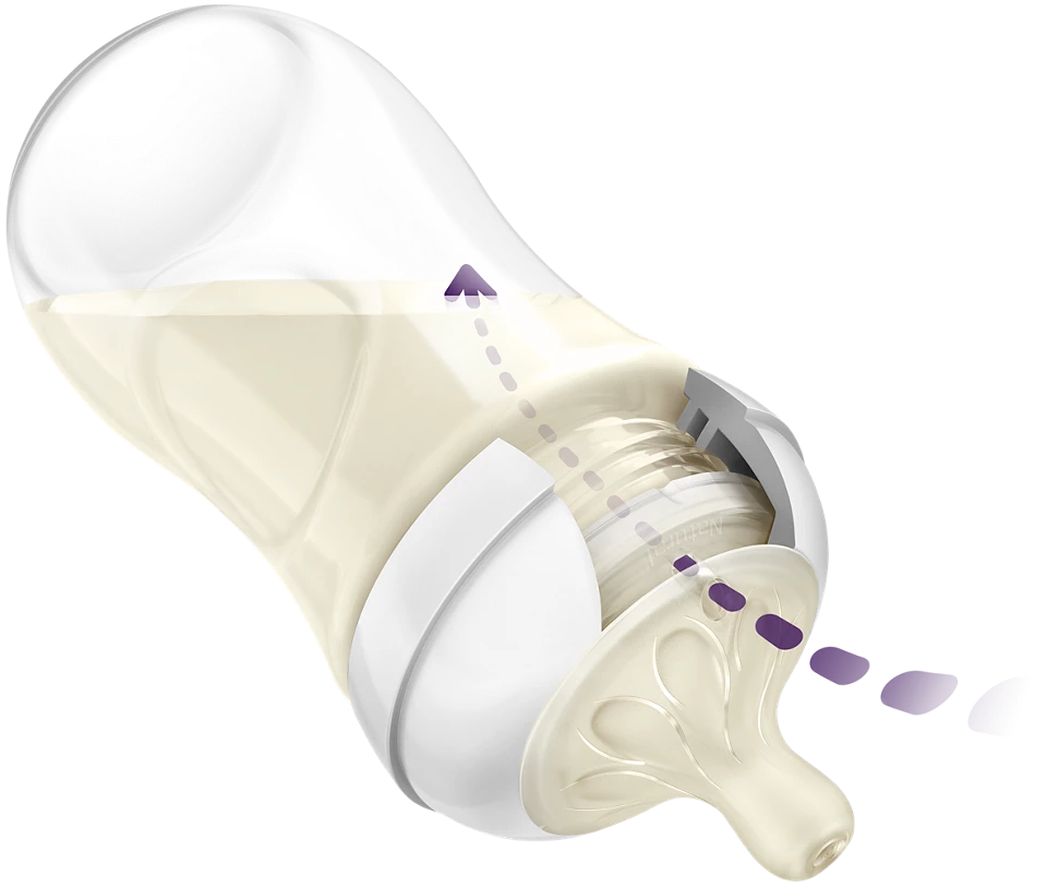 Mamadera Natural Response Pack 3 und 260ml Traslucida