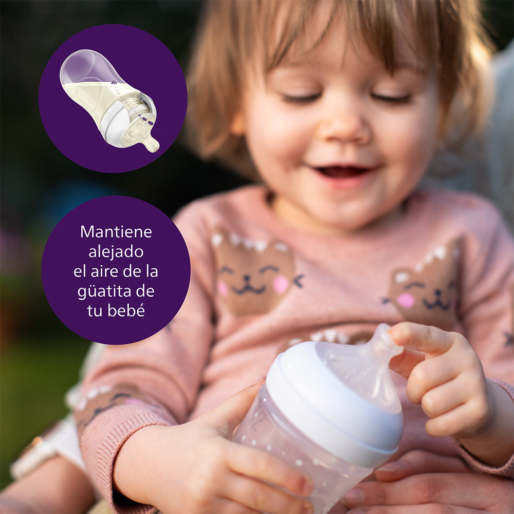 Tetinas Natural Response Flujo espeso 6m+ 2 piezas Flujo