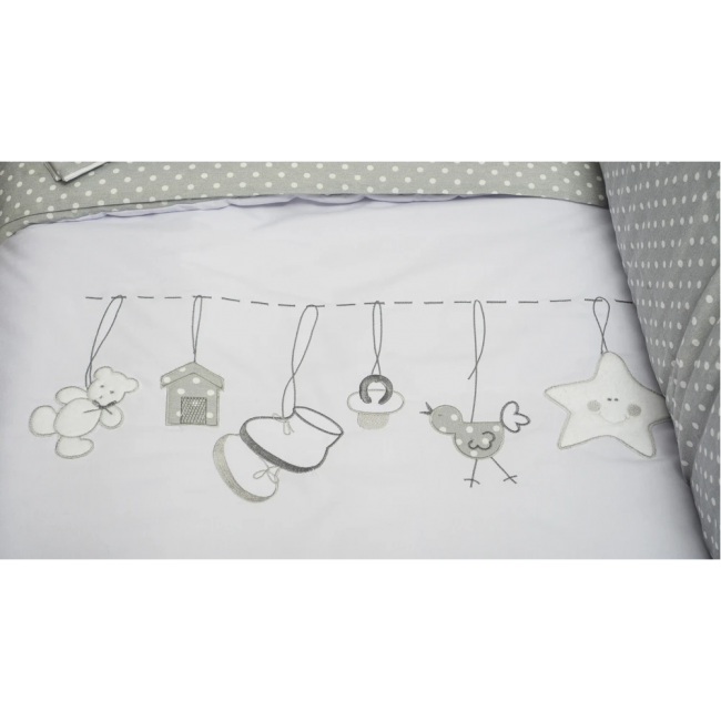 Set de Cuna Nico Gris