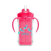 Vaso Térmico con pajita 300ml 12M+ Rosado