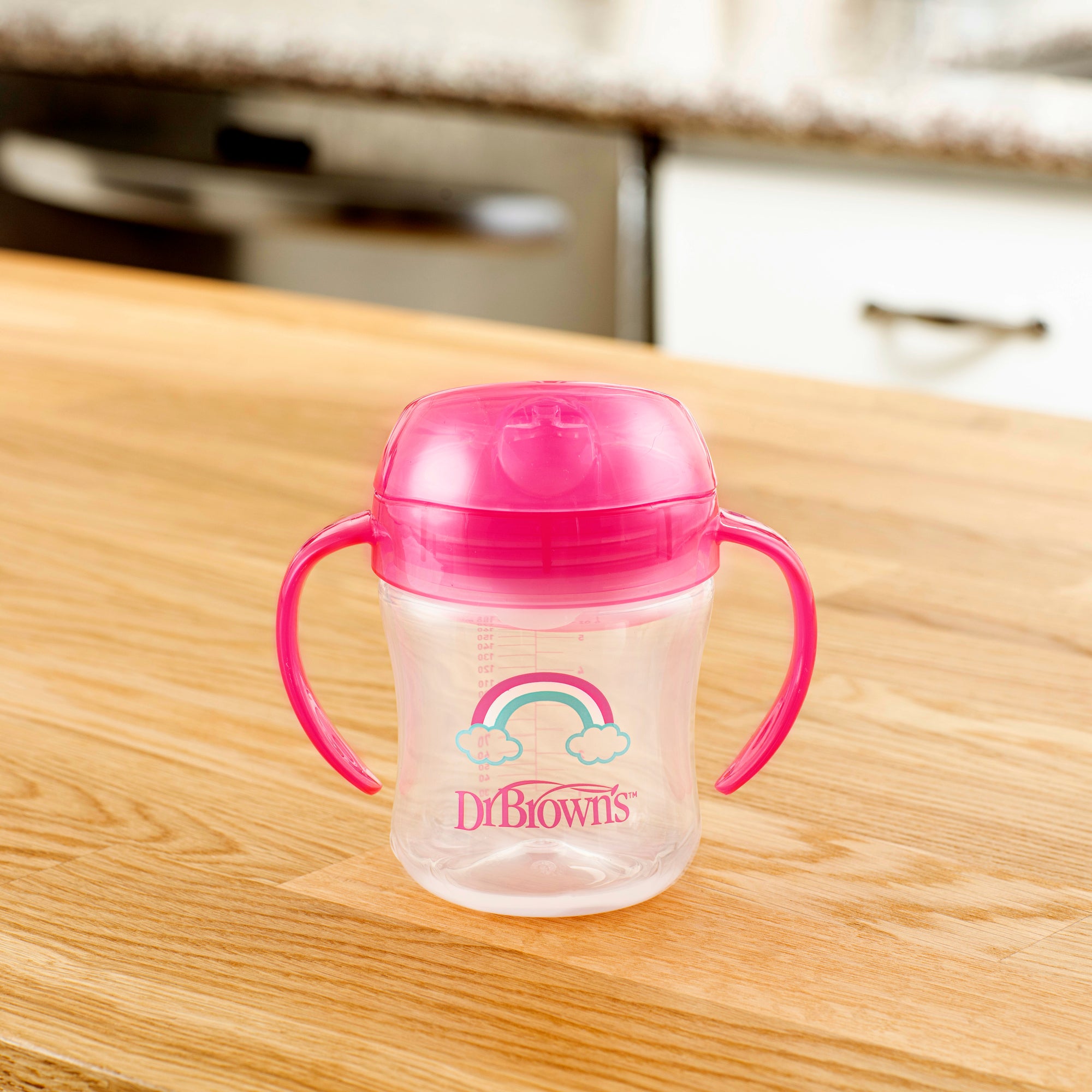 Vaso con asas y boquilla blanda 180ml 6M+