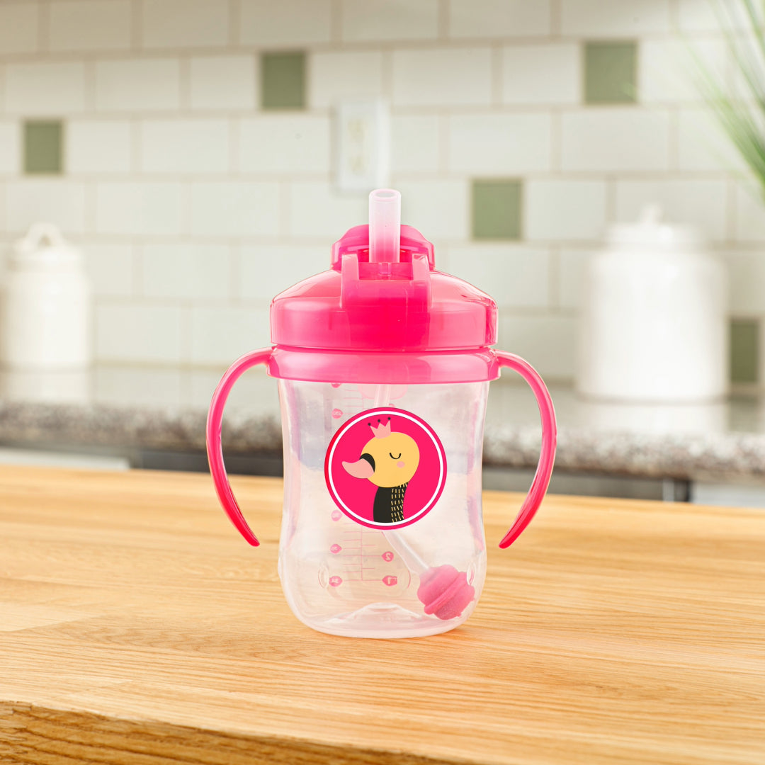 1er Vaso con asas y pajita 270ml 6M+