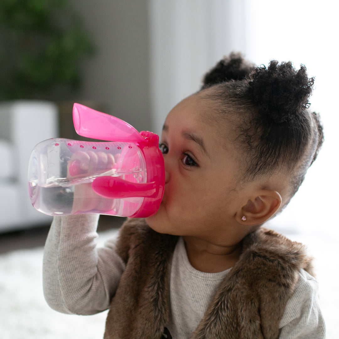 Vaso con asas y boquilla blanda 270ml 9M+