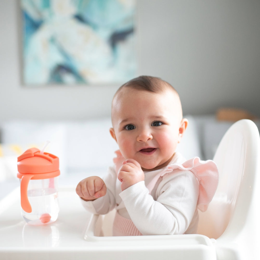 1er Vaso con asas y pajita 270ml 6M+