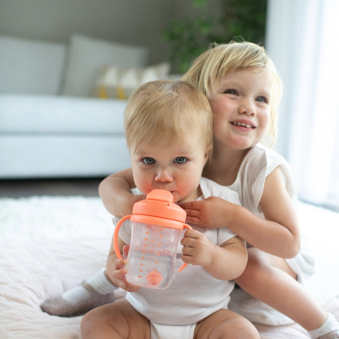 1er Vaso con asas y pajita 270ml 6M+