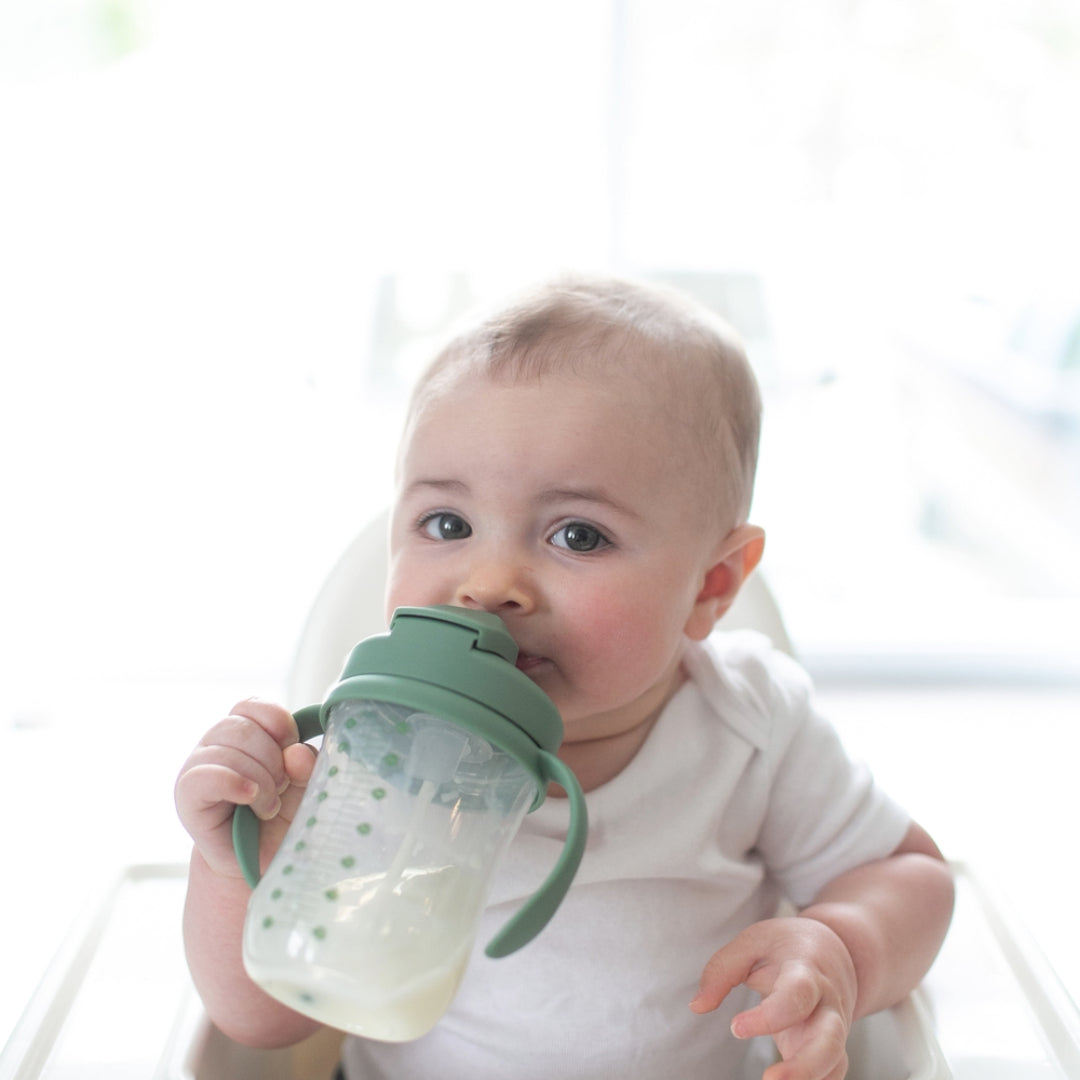 1er Vaso con asas y pajita 270ml 6M+