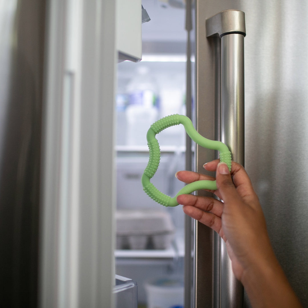 Mordedor flexible en forma de "A" 3M+ Verde