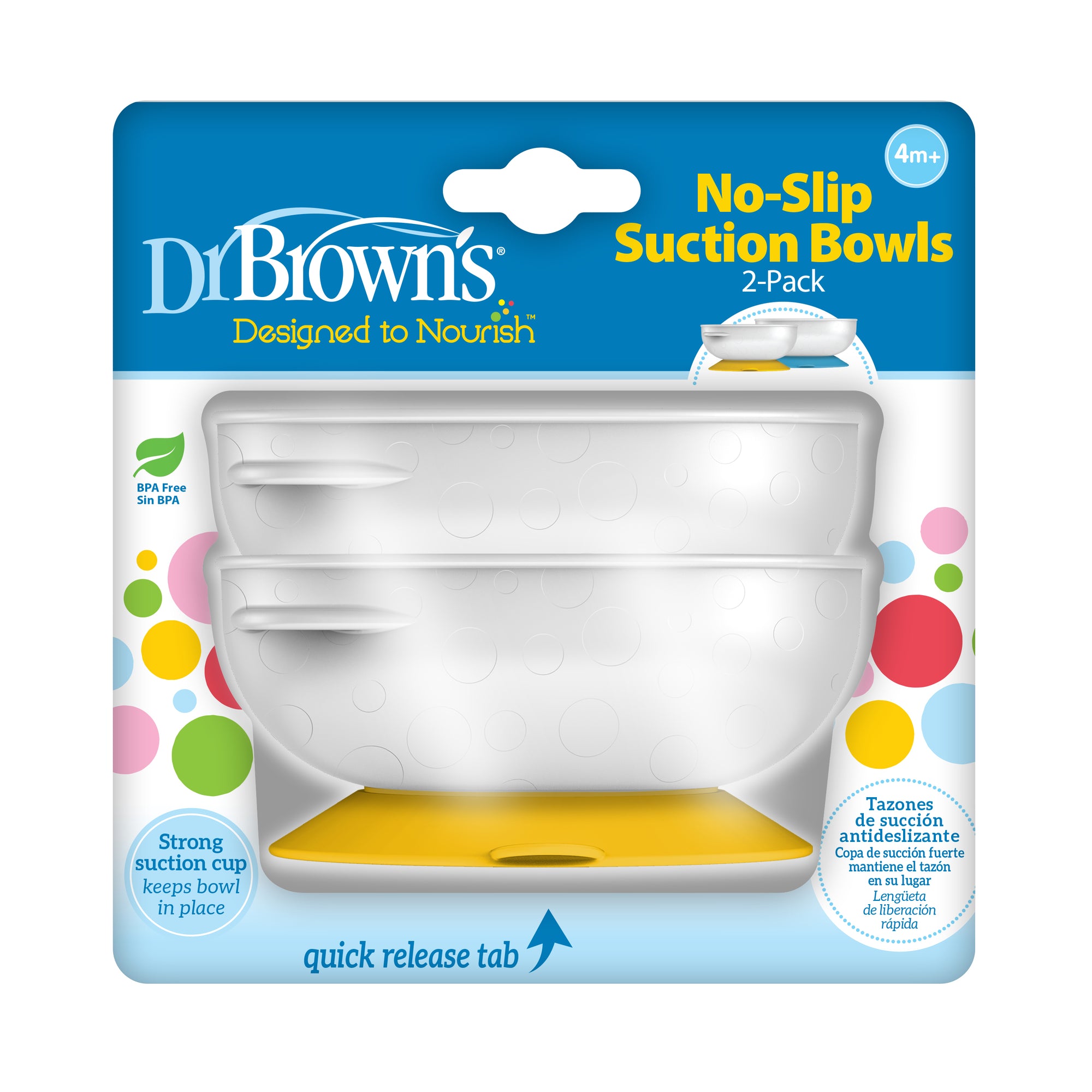 Pack 2 Bowls antideslizantes 4M+