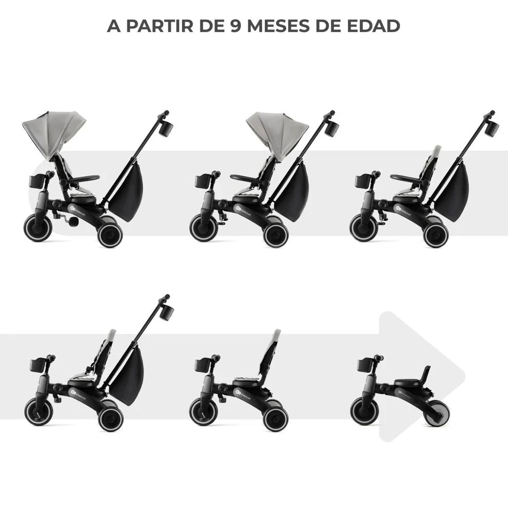 Triciclo Multifuncional JAZZ2 Grey