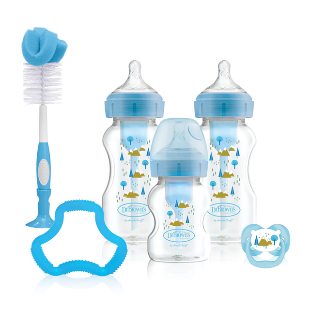 SET Regalo Boca Ancha Anticólico Azul Dr Brown’s