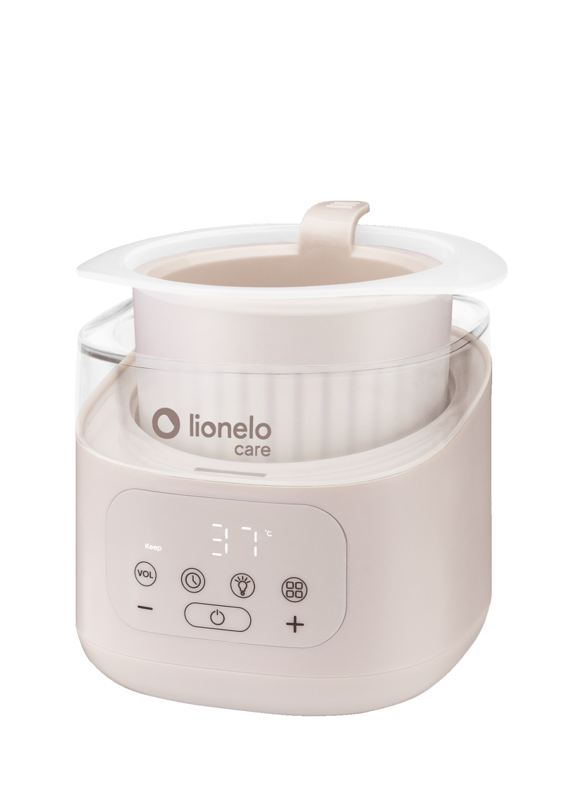 Calentador y Esterilizador de Mamaderas Beige Latte Thermup 4.0 Lionelo