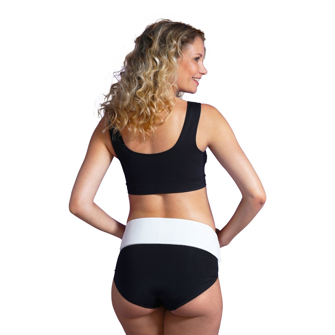 Cinturón Ajustable Velcro Support Belt Blanco