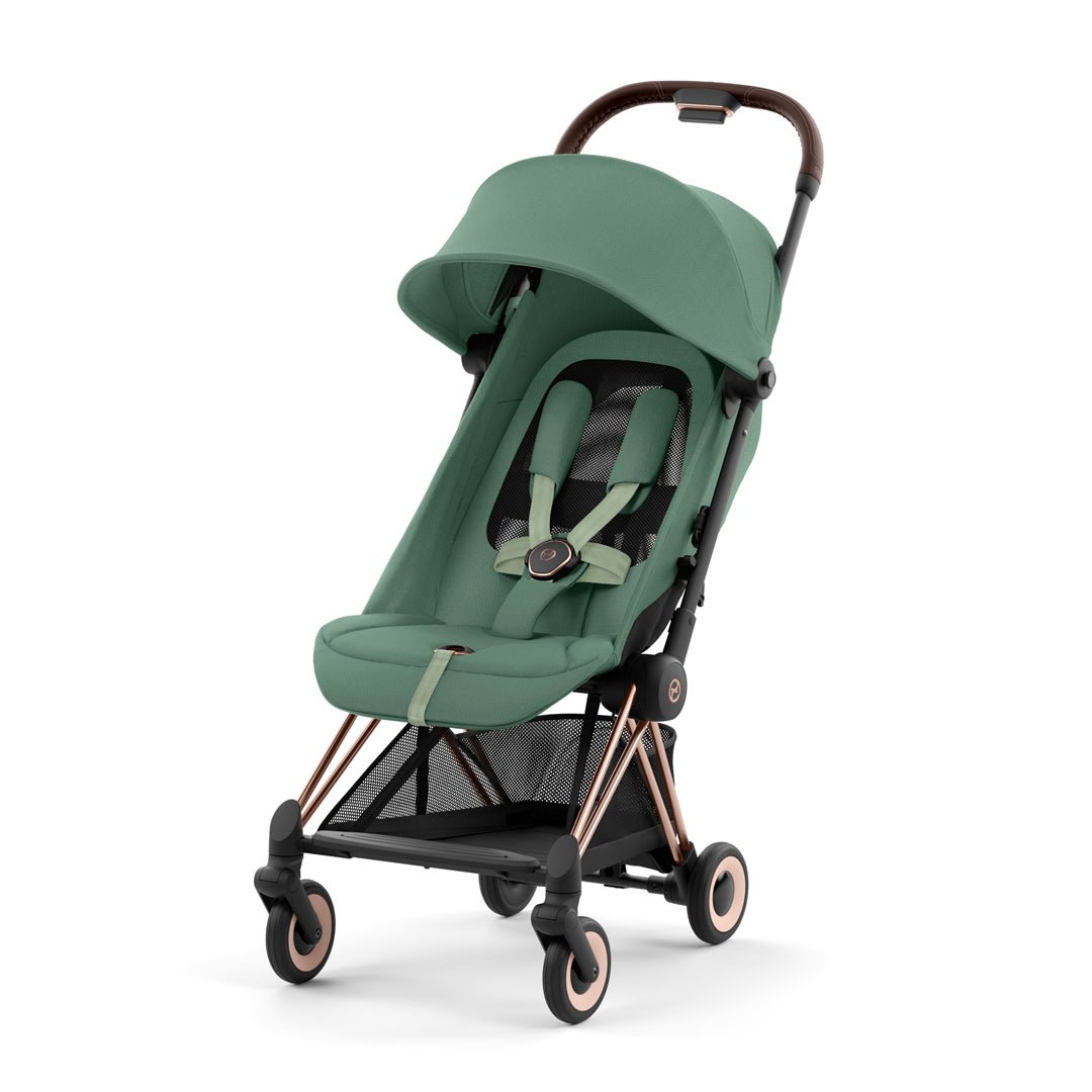 Coche de Paseo Coya Cybex Rosegold Leaf Green